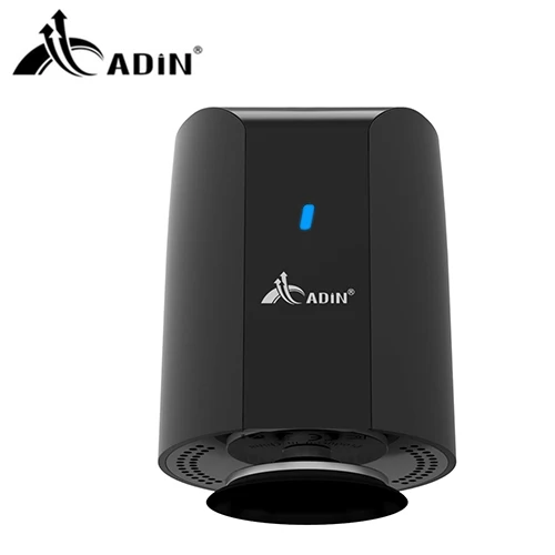 Adin BT21 беспроводной проводной Bluetooth динамик бас 15 Вт резонанс и вибрация динамик портативный стерео Громкая связь NFC с микрофоном - Цвет: Черный
