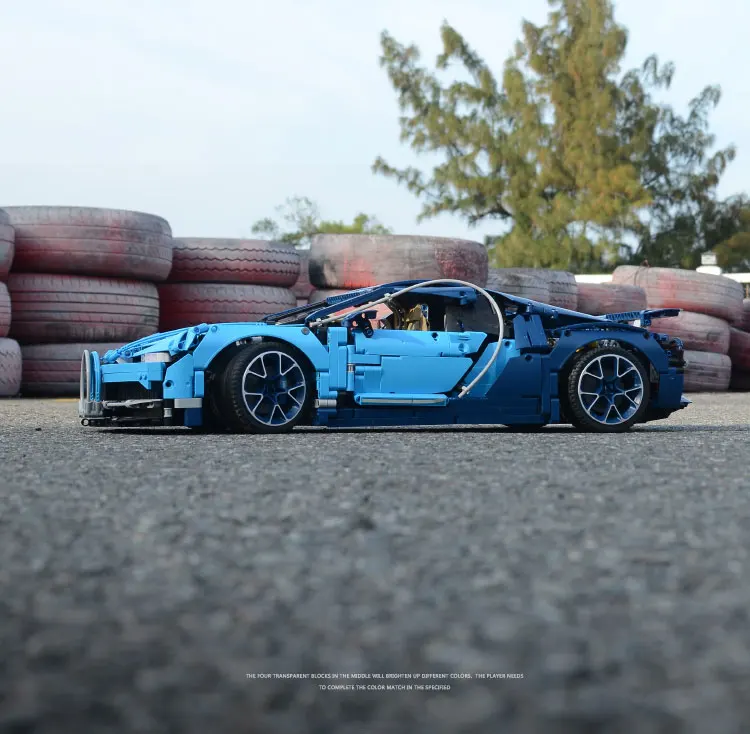 Lepinblocks technic Bugatti chiron синий гоночный автомобиль суперкар строительные блоки 42083 20086 игрушки 3625 шт