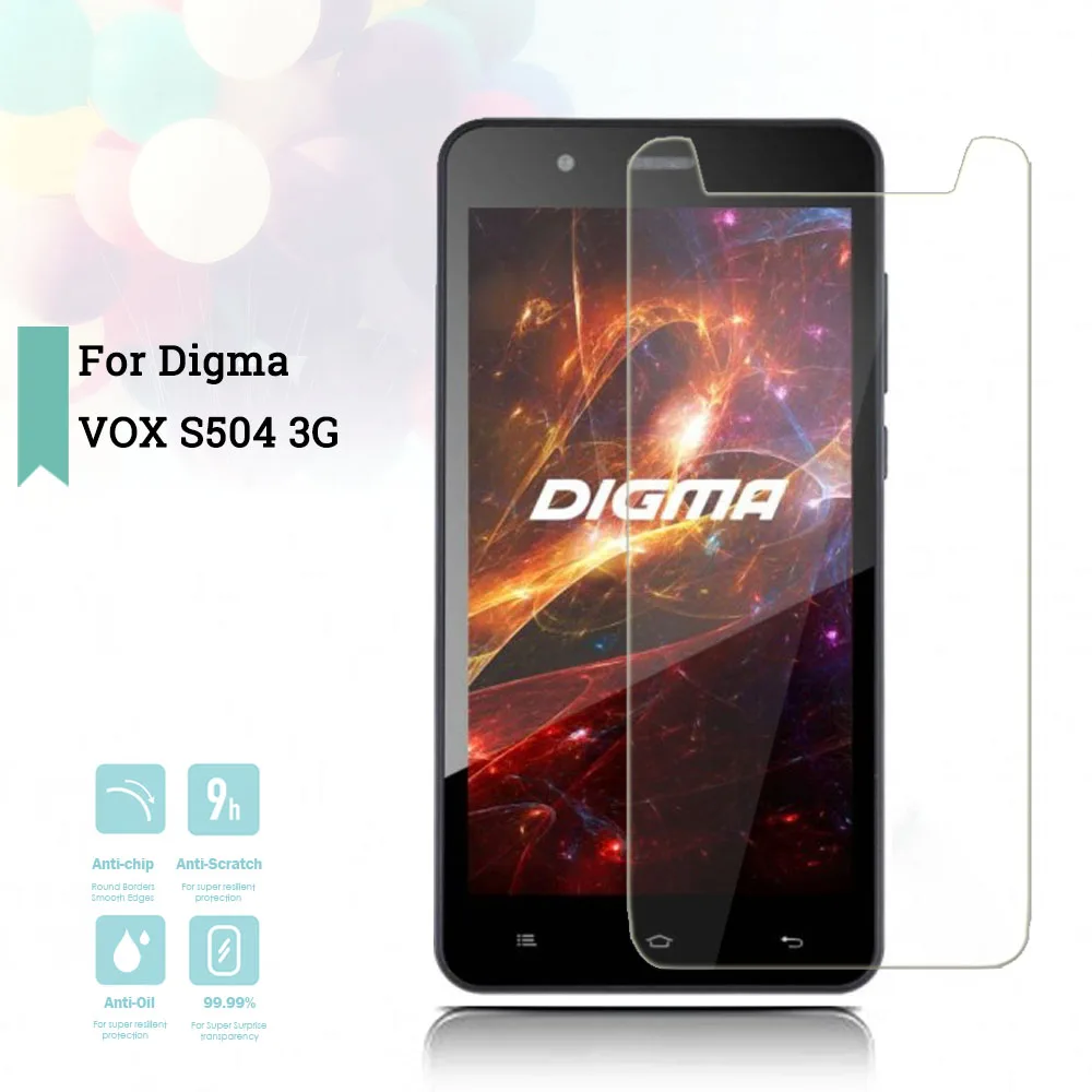 2.5D 0 26 мм Ультра тонкое закаленное стекло Digma VOX S504 3g усиленная защитная пленка