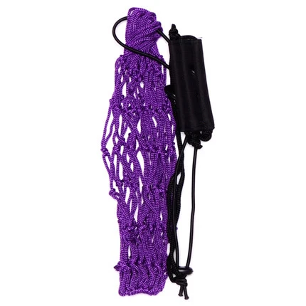 Ручка Solo футбол кик тренерский мяч заблокированный сетчатый футбольный мяч Банджи Эластичный тренировочный джагл сумки сетка Размер 3,4, 5 Высокое качество - Цвет: purple