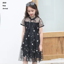 Новинка года, детское платье для девочек вечерние платья принцессы из шифона для подростков летнее кружевное платье в стиле пэчворк Одежда для крупных девочек 8, 10, 12, 14, 15 лет