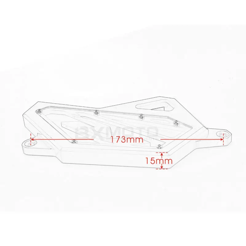 YZF R3 мотоциклетная алюминиевая Золотая передняя Звездочка Защитная крышка с