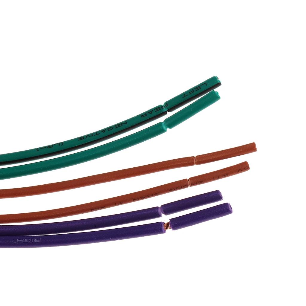 1 Set 10 Pin+ 6 Pin  Car Stereo Radio Player ISO Wiring Harness Connector For Toyota Car Stereo 6.3 Inch EIA Color Code