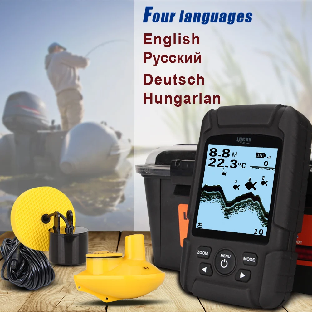 FF718LiD صياد السمك سونار اللاسلكية Pesce الجليد الصيد المكتشفون ل الجليد المحيط Waterpoorf FindFish أعمق الاستشعار صدى ساوندرز Lur