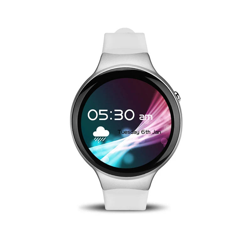 Smartch Smart Watch I4 Waterproof Full Circular AMOLED Screen Support WiFi Video GPS MIC SIM Heart Rate Monitor Alarm Clock For