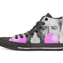 Jack Bubblegum/Новинка; дизайнерская Повседневная парусиновая обувь; обувь на заказ; Прямая