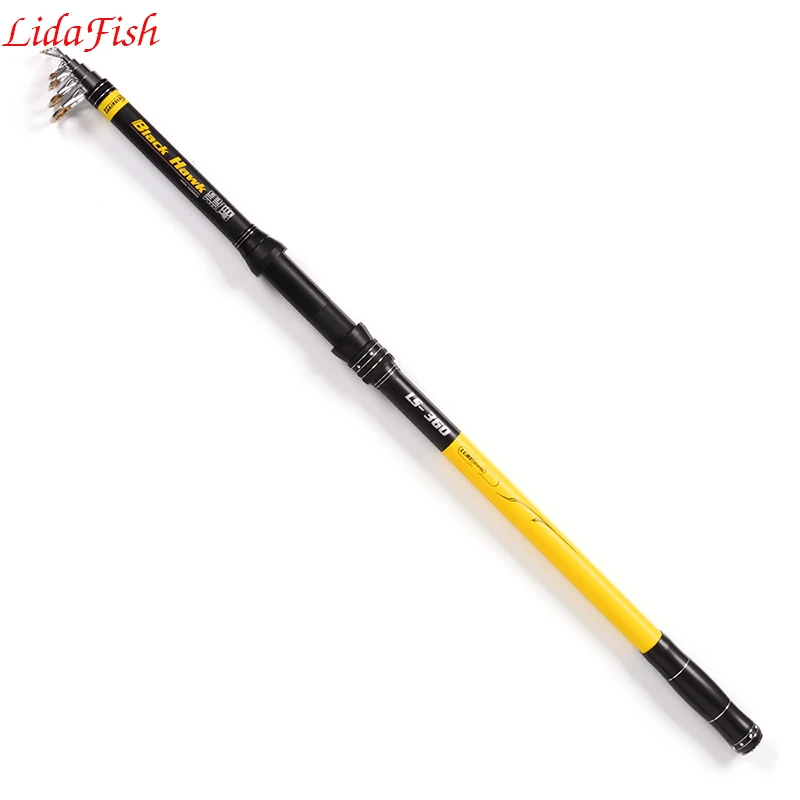 High quality fishing rods 2.1m 2.4m 2.7m 3m 3.6m fishing rods portable