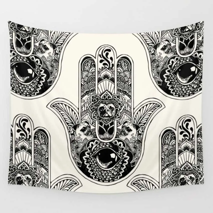 Home Decor Wall Tapestry Cactus 3D Printing Art Hanging Green Tapestry Banana Leaves Indian Boho Wall Hippie Tapis Carpet Sheet