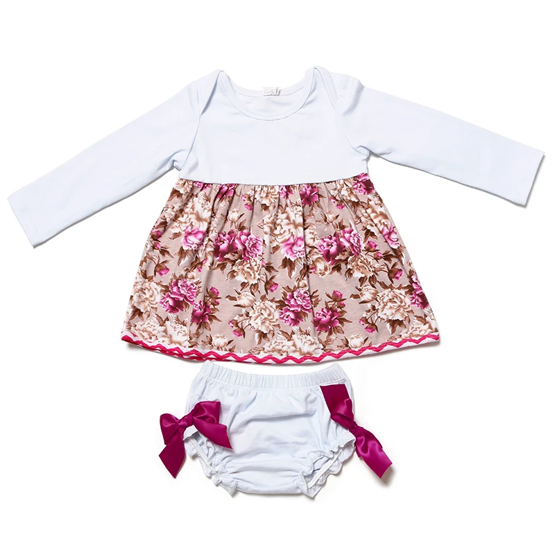 new born baby set infant girl clothes long sleeve kids girl flower