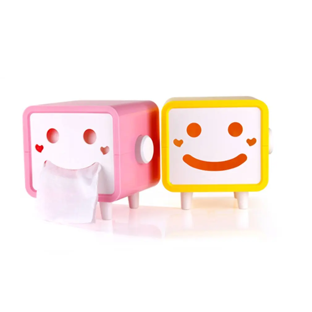 

Tissue Case Box Container Cartoon Towel Napkin Papers Holder Storage Box Case Pouch for Home Car Table Decor