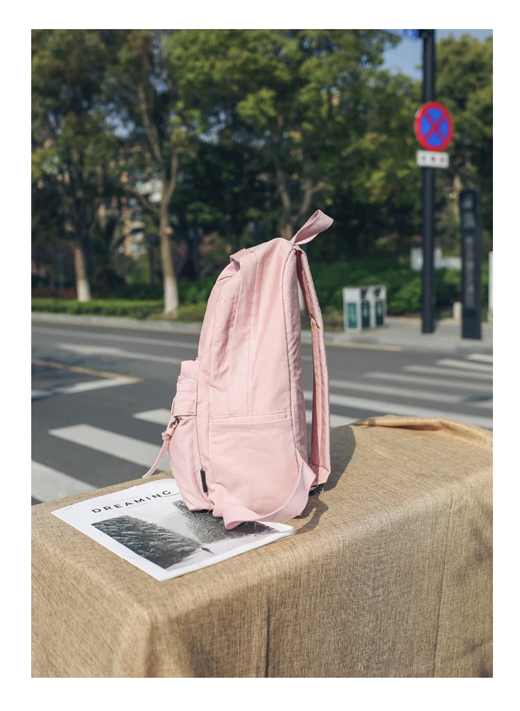 Menghuo High Quality Women Canvas Backpack Teenage Girls Leisure Backpack Bag Vintage Stylish Female School Bag Bookbag Mochilas (21)