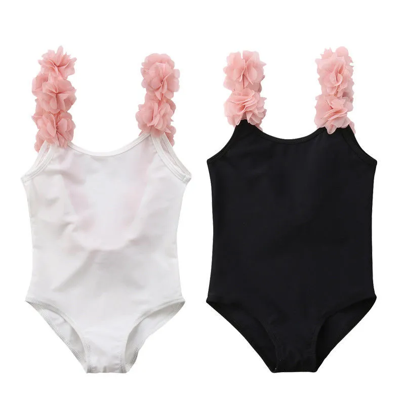 

2018 Newest Toddler Kids Baby Girls Flower Ruffled Swimsuit Swimwear Backless Bathing Suit Outfits Children Clothing