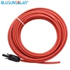 1 Pair M/F  Solar Cable Connector Solar PV Cable Copper Wire with  Connector Extension Cable 6/4/2.5 mm2 10/12/14 AWG ► Photo 2/6