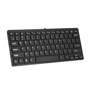 

Mini Wired USB Keyboard 78 Keys Small Waterproof Portable Keyboard for Notebook PC Desktop Computer Office