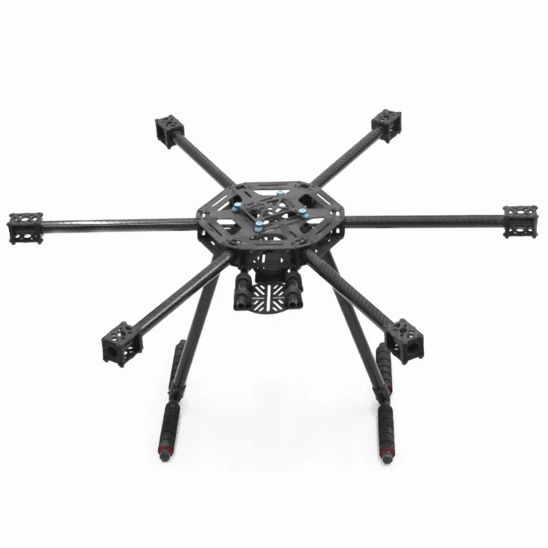 Рама для гексакоптера LJI X600 X6 600 мм FPV из углеродного волокна с посадочным шасси F550