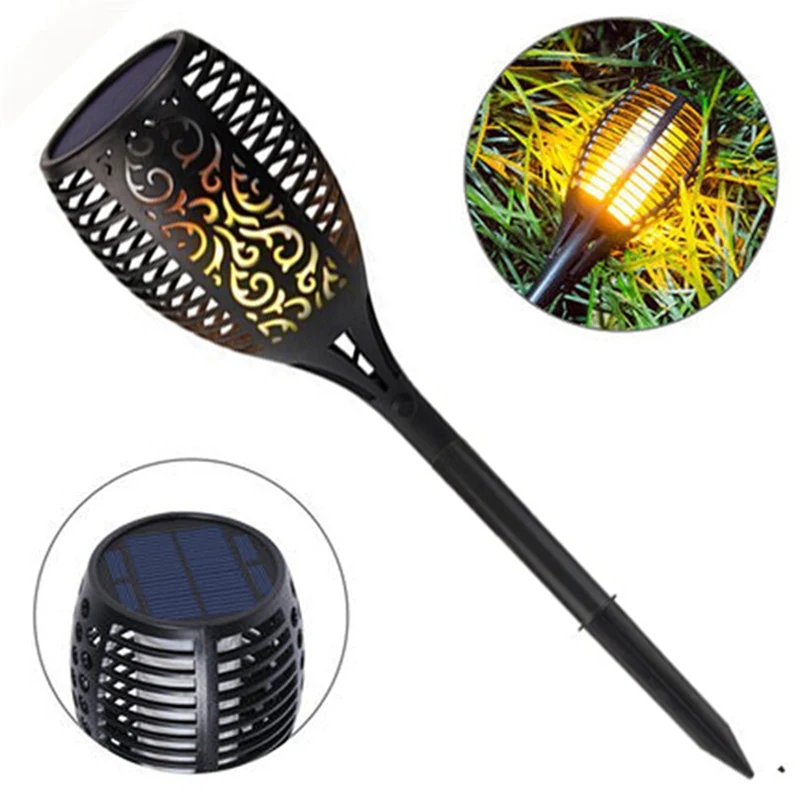 

Smuxi 96 LED Solar Light Sensor Flame LED Light Solar Powered Flickering Torche Light Waterproof Landscape LED Garden Lawn Lamp