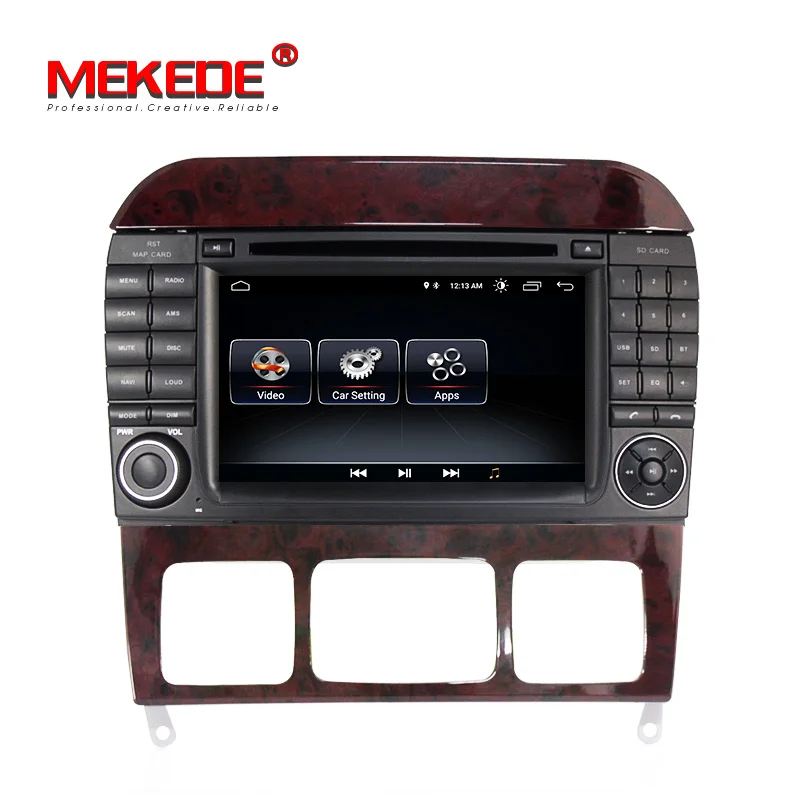 Clearance Free shipping 2DIN Android 8.1 Car dvd player radio For Mercedes Benz S-Class W220 W215 S280 S320 S350 S400 GPS Navi RDS BT WIFI 1