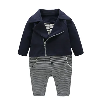 

Baby Rompers Cotton Striped Baby Boy Clothes Autumn Newborn Baby Clothing Set Infant Baby Jumpsuits One Piece