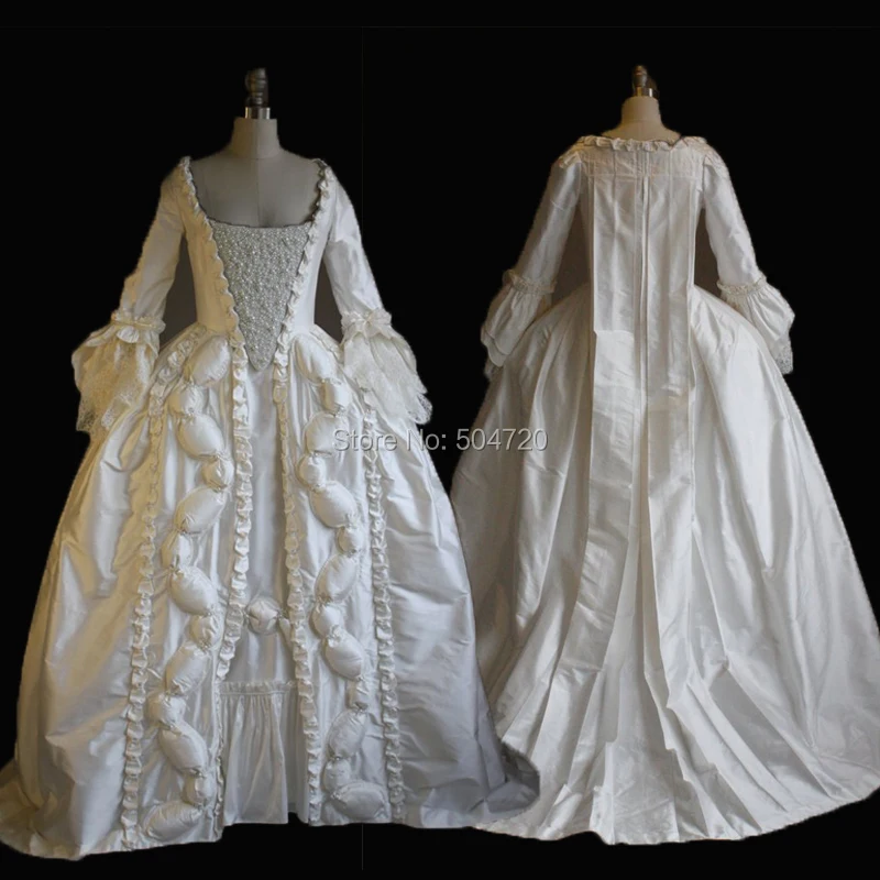 

Tailored! purple Duchess Queen Marie Antoinette Period Masquerade Theatre Civil war Gown dress HL-289