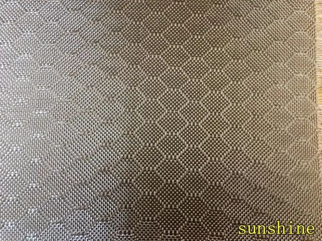 Tissu en fibre de carbone tissé hexagonal 240 g / m² 3k