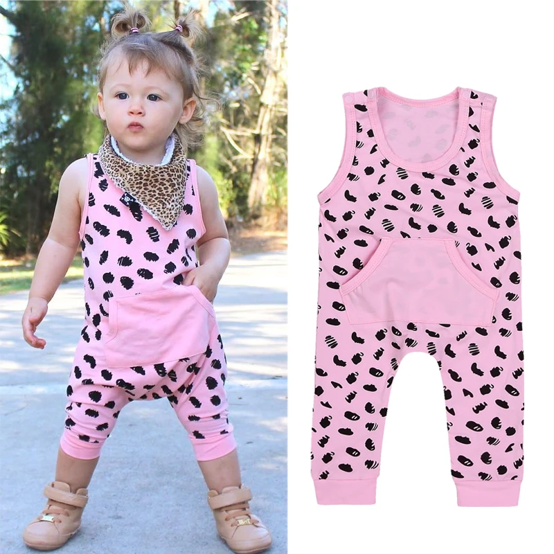 Newborn Summer Autumn Rompers 2017 Cute Toddler Baby Girl Jumpers