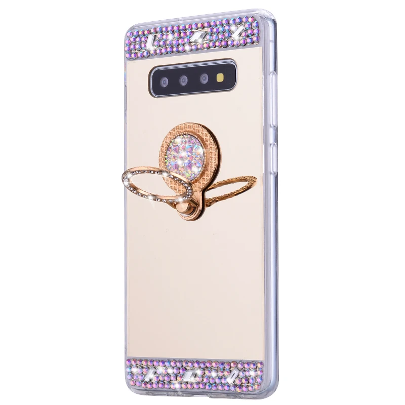 3D зеркало заднего вида чехол для телефона Samsung S10 S10E S9 S8 J4 J6 Примечание 10 плюс J2 2018 A7