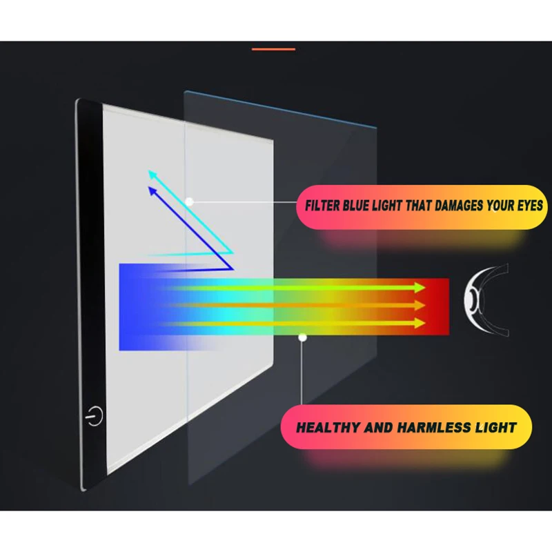 A4 Writing Diamond Painting Light Box Tracing Board Copy Pads Tablet Artcraft Copy Table LED Board Adjustable light source z250