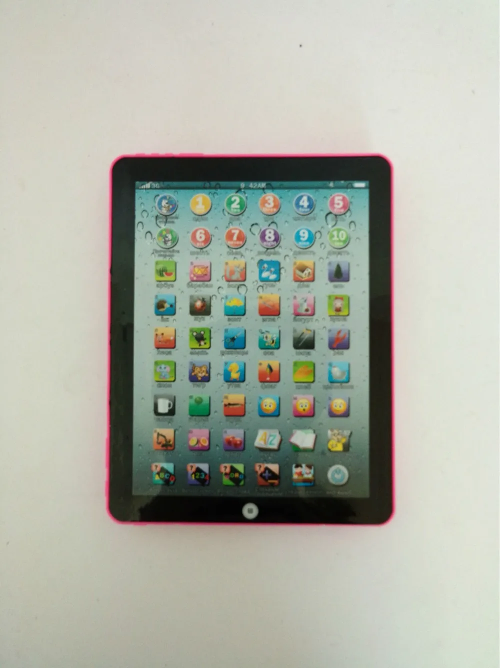 

Mini English Russian IPAD Early Education Learning Machine Puzzle Kid Toy For Children Gift