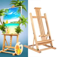 Настольный деревянный мольберт для художественной живописи, стенд, регулируемая доска для рисования