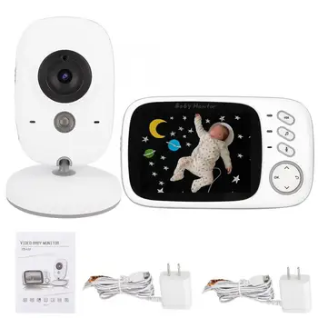 

VB603 3.2 Digital Wireless Baby Monitor Night Vision Temperature Sensor US Plug 100-240V