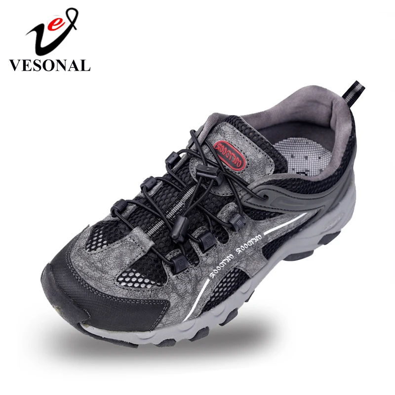 

VESONAL Brand 2019 Spring summer New Mesh Sneakers For Men Shoes Outdoor Breathable Male Footwear Walking Comfortable Adult 9812