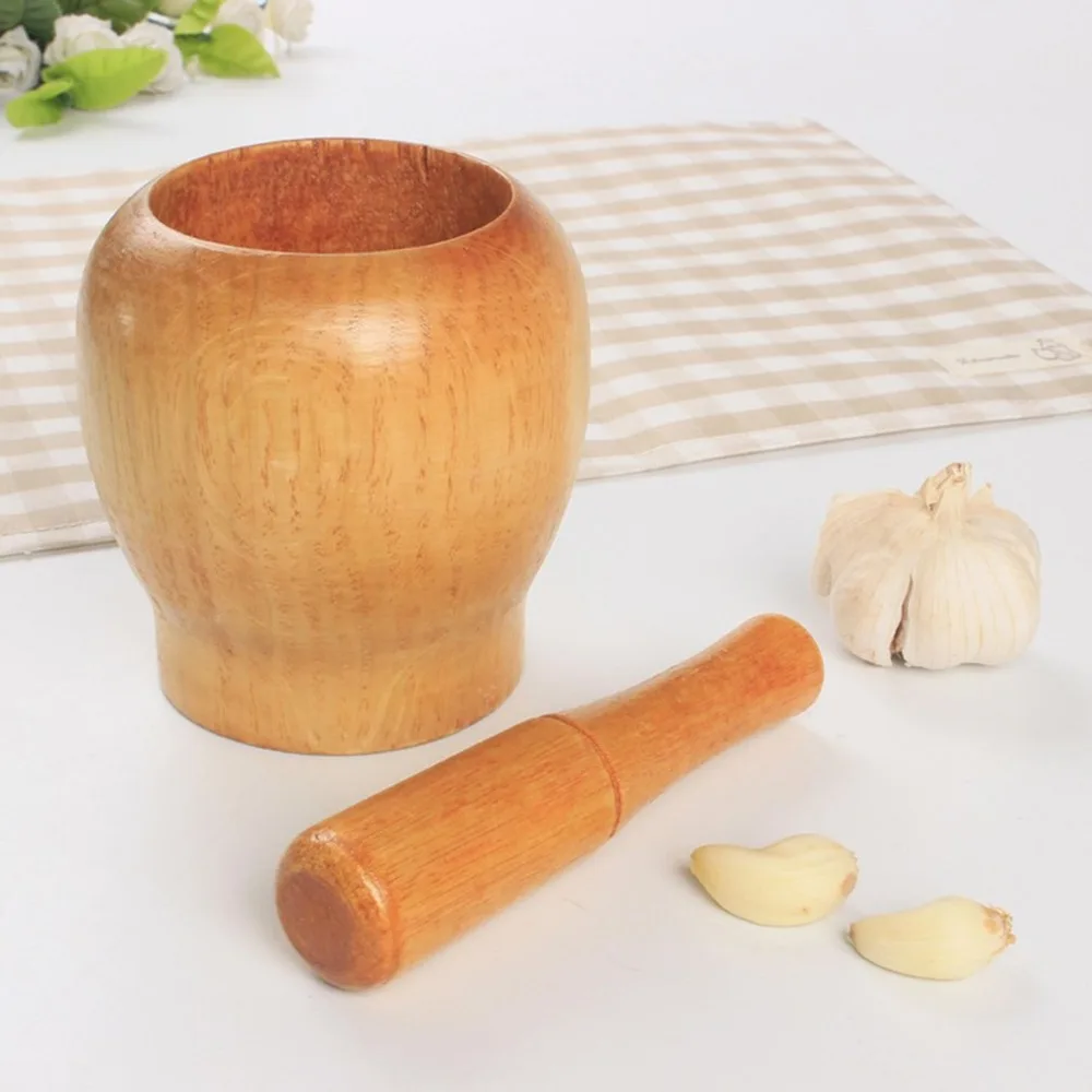 Buy PREUP Wooden Garlic Ginger Spice Mixing Grinding
