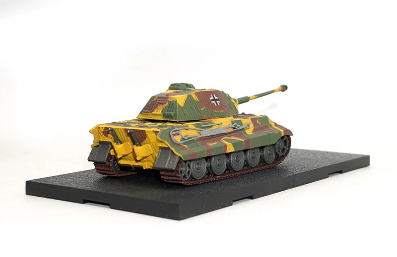 Diecast 1:72 German Tiger II-Wallonia 1944 Tank Model Showcase Display 