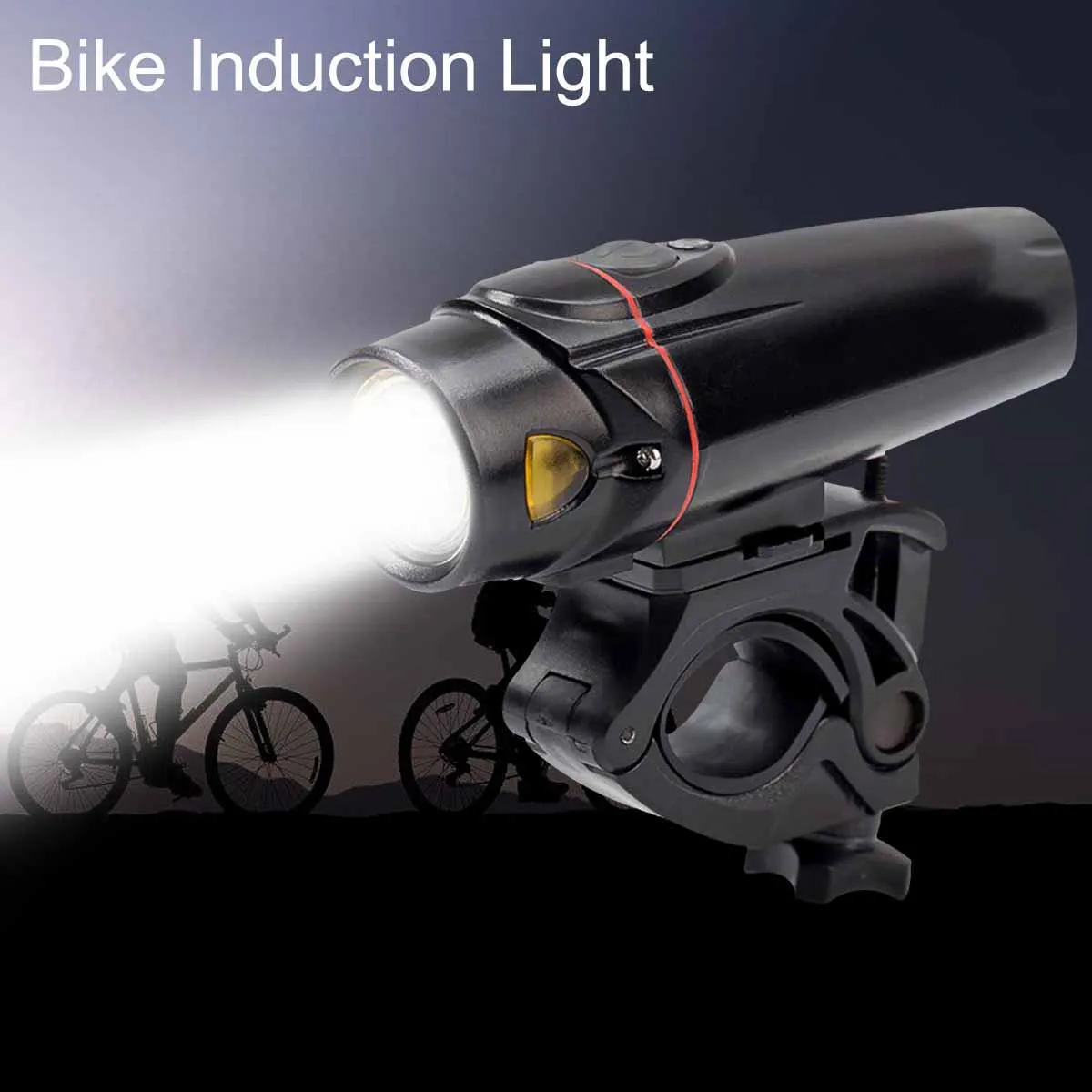 Excellent Urban Bike Light USB Bicycle Light Intelligent Induction Car Lamp Super Bright 350 Lumen LED Bike Lights Waterproof (IP5) Rech 1