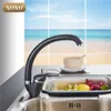 XOXO  Modern Style Home Multi-color Copper Kitchen Faucet Cold and Hot Water Tap Single Handle Black White Khaki 3309BE ► Photo 3/6