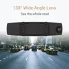 YI Mirror Dash Cam Dual Dashboard Camera Recorder Touch Screen Front Rear View HD Camera G Sensor Night Vision Russian Stock ► Photo 3/6