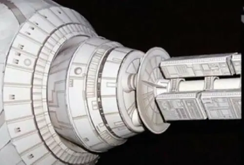 Пленка 2001 A Space Odissey USS Discovery XD 1 космический корабль 60 см набор 3D бумажных