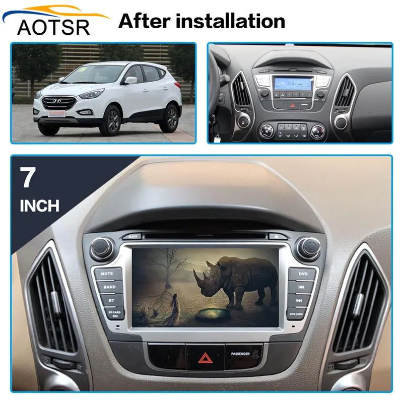 Flash Deal 4G+32G Octa 8 core android 8.0 car dvd head unit for Hyundai Tucson/IX35 2009-2015 multimedia player car radio gps navigation BT 3