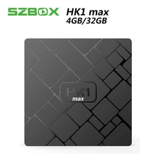 HK1 MAX Android8.1 Smart TV BOX 4GB RAM 32G ROM Rockchip RK3328 Quad core cortex-A53 H.265 4K HDMI 2.0 2.4G WiFi TV Sep Top Box