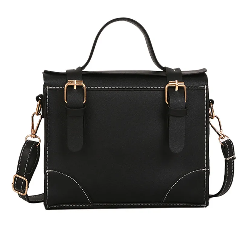 

Fashion Ladies Leather Solid Color Personality Shoulder Handbag Messenger Bag