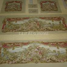 Французский Aubusson руки wovesofa и стул Обложка Установить 1:4 с оружием