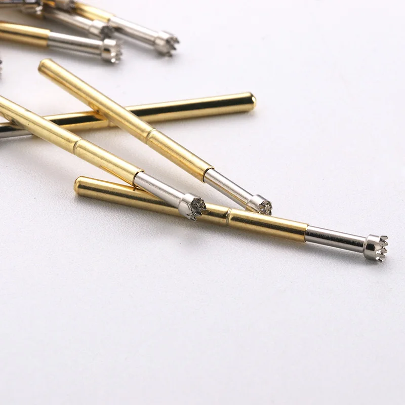 ETUUD Plum Probe P125-H Nine Tooth Test Needle Test Spring Thimble 100 Pcs/Pack Integrated Detection Probe Tool Accessories