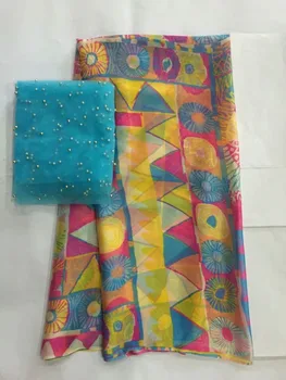 

african lace fabric 2019 high quality lace pure silk fabric french net lace satin fabric for dress materials 5+2yard/piece