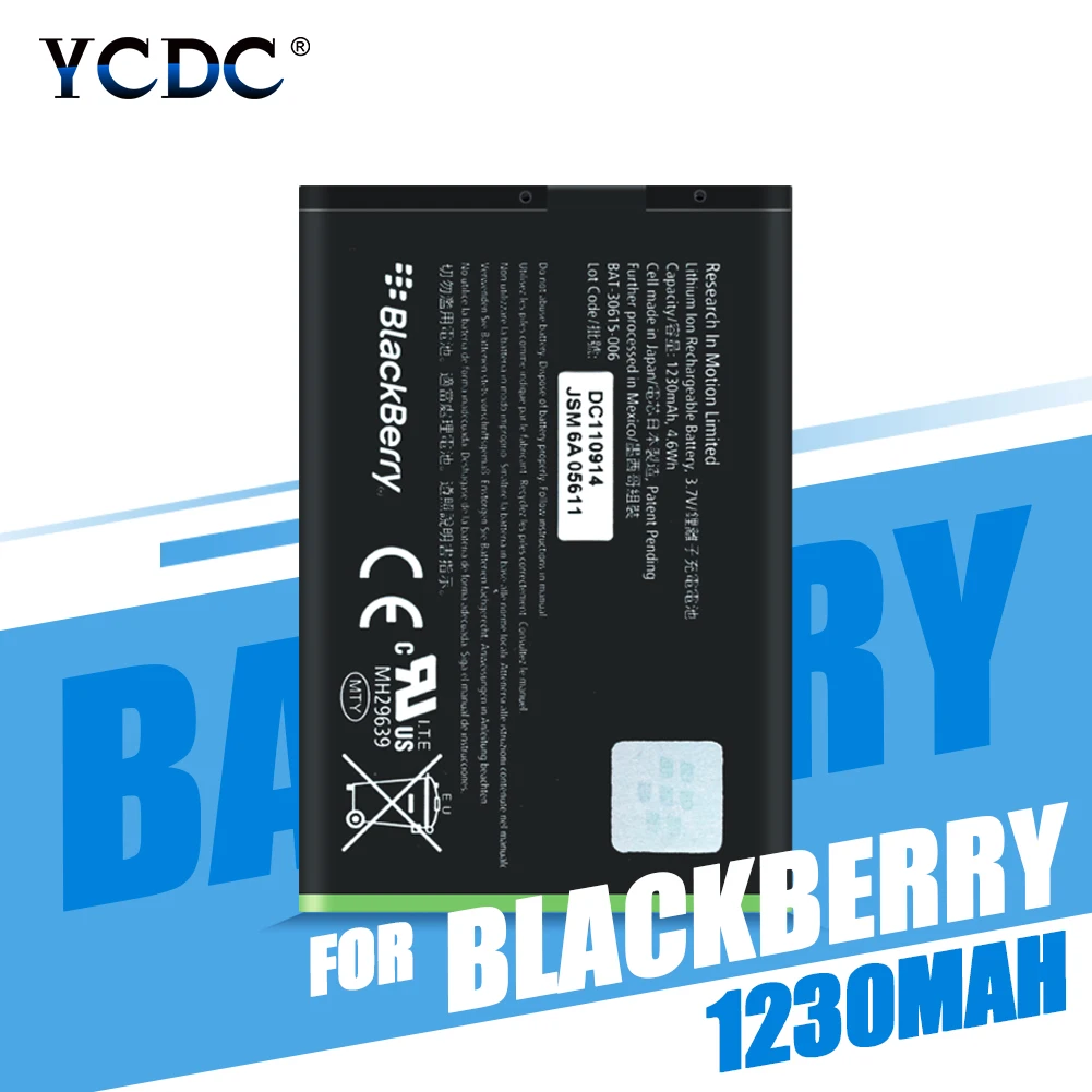 1230 мАч JM1 сменная батарея для Blackberry 9790 9930 9900 9380 P9981 9860 перезаряжаемая литиевая батарея для телефона