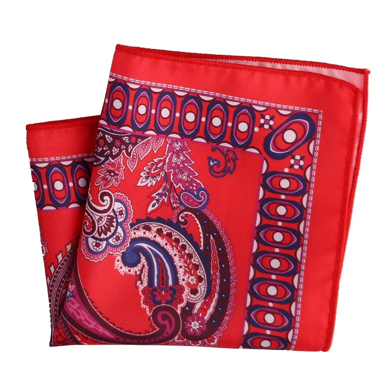 Tailor Smith 2018 Стиль платки яркие красочные Paisley Pocket Square Винтаж носовые платки мужские карманные модные аксессуары