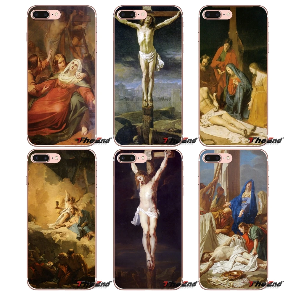 Страсть Христова воскресение для Samsung Galaxy S2 S3 S4 S5 MINI S6 S7 edge S8 S9 Plus Note 2 3 4 5 8 Coque Fundas
