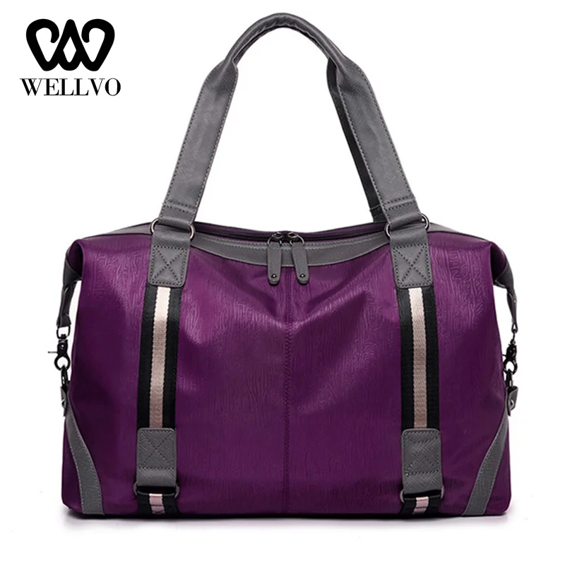 

Travel Bags Luggage Oxford Female Duffle Bags Large Capacity Travel Handbag Waterproof Weekend Bags Big Bag For Women XA683WB