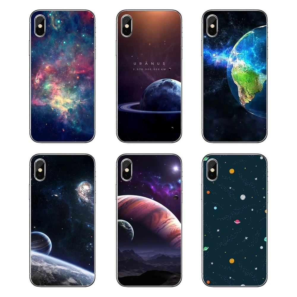 

Silicone Phone Cases Cover For Samsung Galaxy A5 A6 A7 A8 A9 J4 J5 J7 J8 2017 2018 Plus Prime Creative Universe Planet Wallpaper