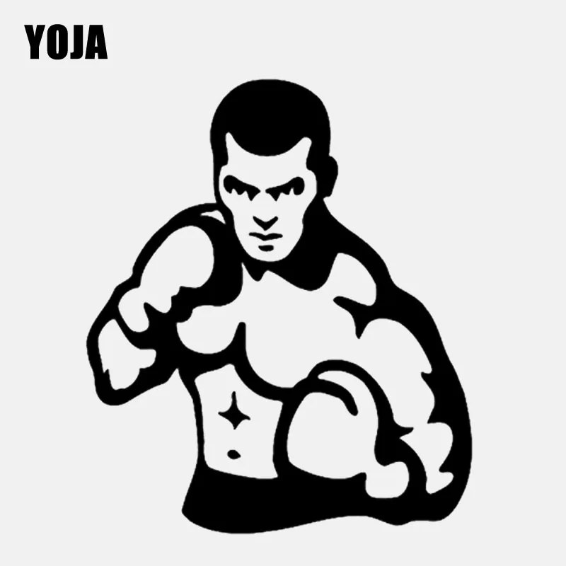 

YOJA 45CM*55CM Boxing Decor Wall Sticker PVC Sitting Room The Bedroom Personalized W2-332