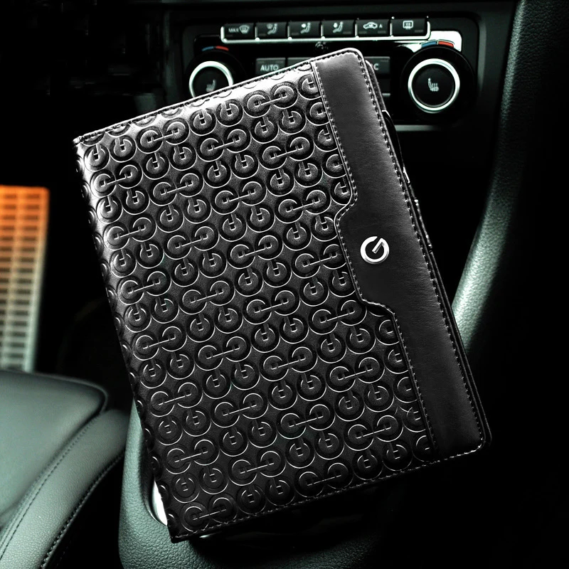 Fashion PU Leather A5 Business Notebook Notepad Diary with Lock Office Supplies Birthday Gift | Канцтовары для офиса и дома